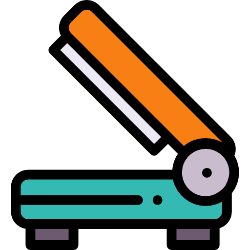 guillotine Detailed Rounded Lineal color icon