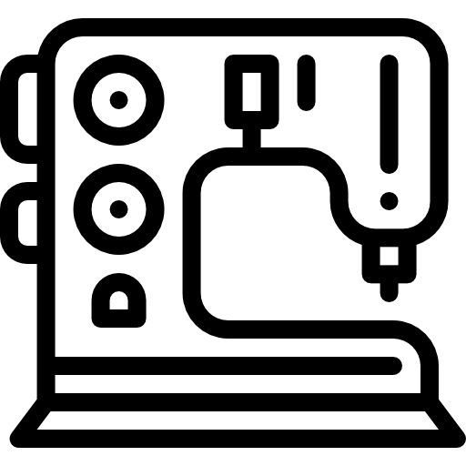 재봉틀 Detailed Rounded Lineal icon