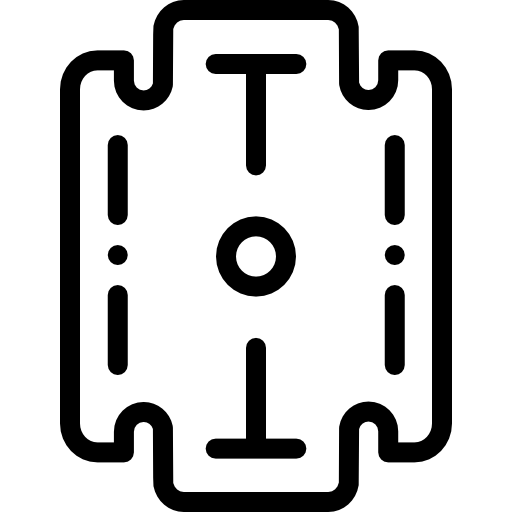 면도칼 Detailed Rounded Lineal icon