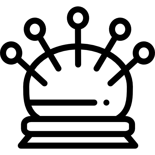 바늘 Detailed Rounded Lineal icon