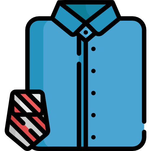 traje y corbata Special Lineal color icono