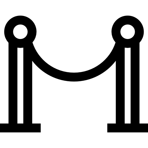 bariera Basic Straight Lineal ikona