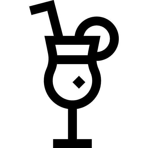 cóctel Basic Straight Lineal icono