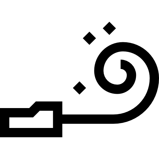 パーティーブロワー Basic Straight Lineal icon