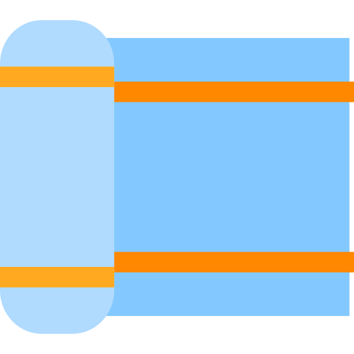 mat Basic Straight Flat icoon