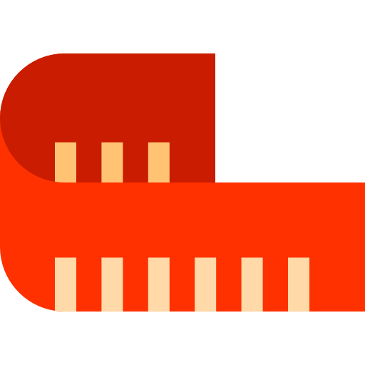 cinta métrica Basic Straight Flat icono