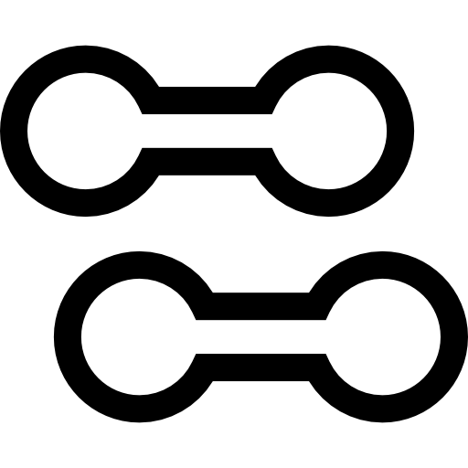 mancuernas Basic Straight Lineal icono