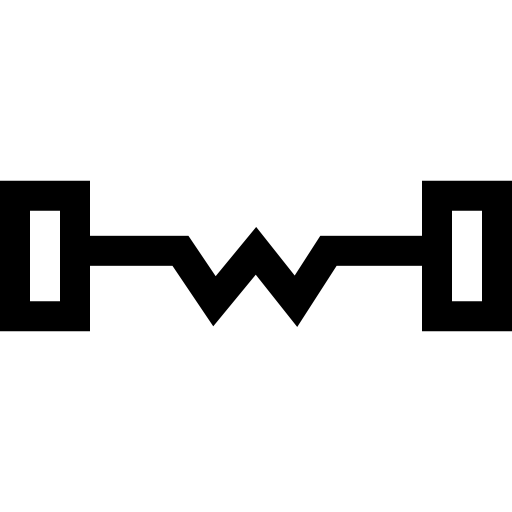 peso Basic Straight Lineal icono