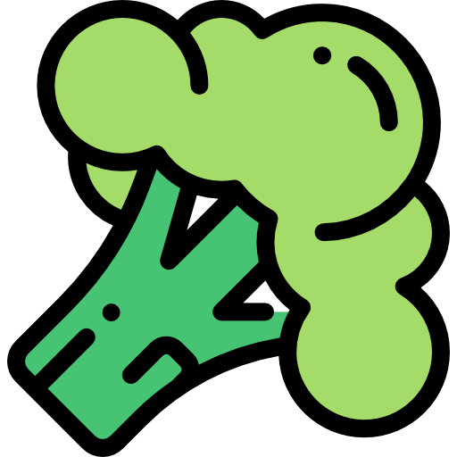 Cauliflower Detailed Rounded Lineal color icon