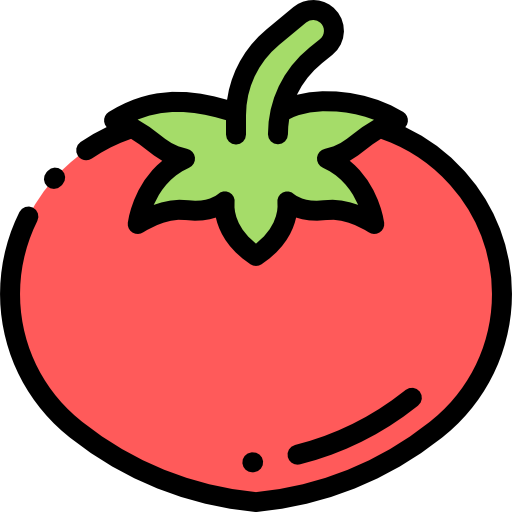 トマト Detailed Rounded Lineal color icon