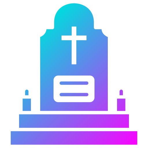 Grave Generic Flat Gradient icon