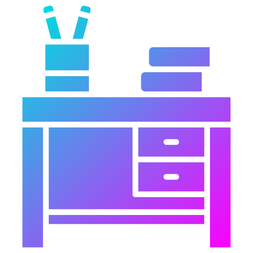 scrivania Generic Flat Gradient icona