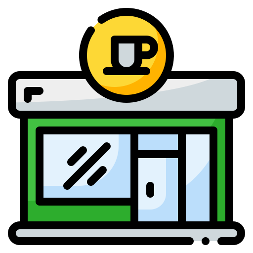 cafe Generic Outline Color icon