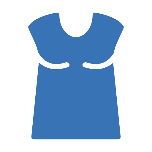 camisa sin mangas Generic Blue icono