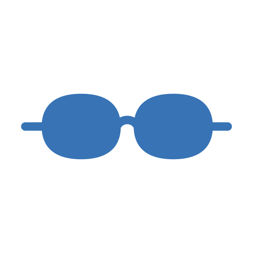 Eyewear Generic Blue icon