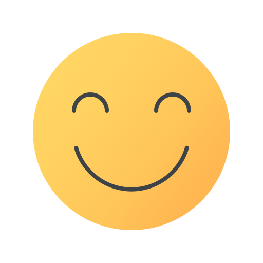 glimlach Generic Flat Gradient icoon