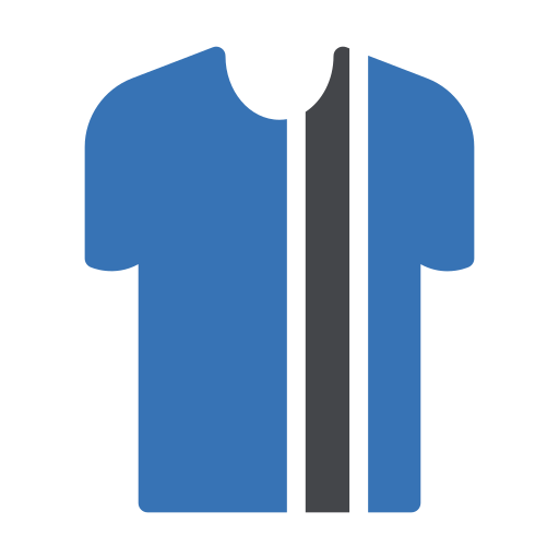 camiseta de manga corta Generic Blue icono
