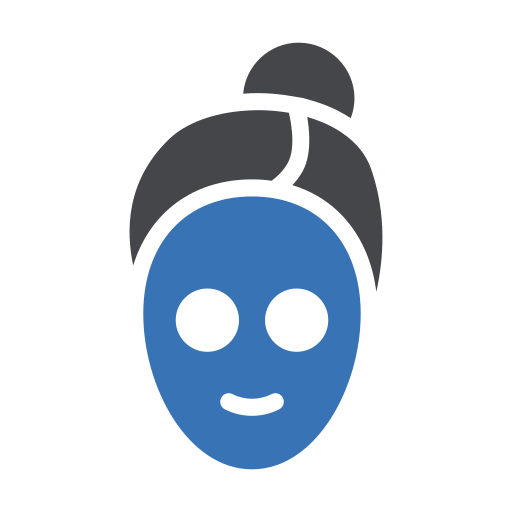 Facial treatment Generic Blue icon
