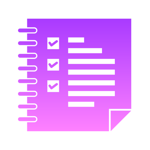 lista di controllo Generic Flat Gradient icona