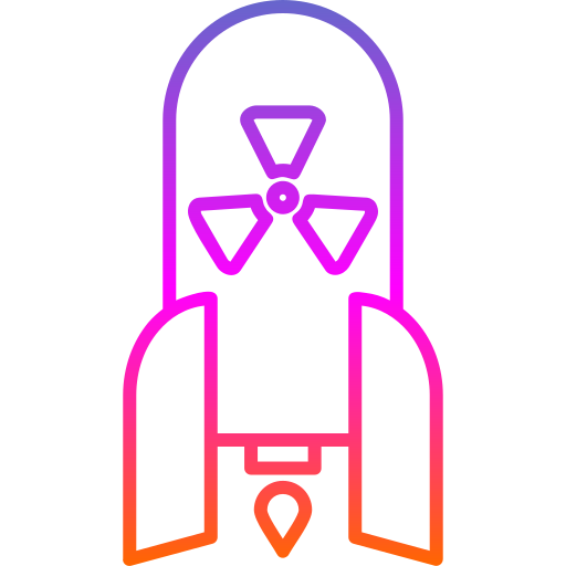 nucléaire Generic Gradient Icône