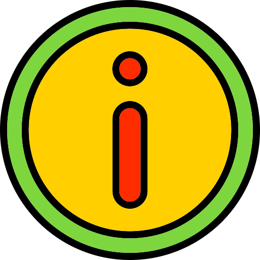 informazione Generic Outline Color icona