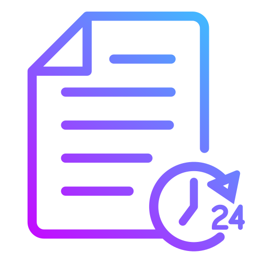 File and folder Generic Gradient icon