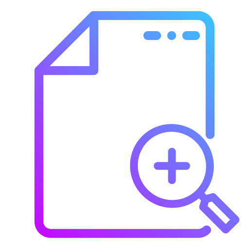 File and folder Generic Gradient icon