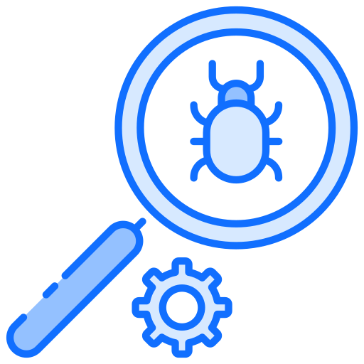 bug-detector Generic Blue icoon
