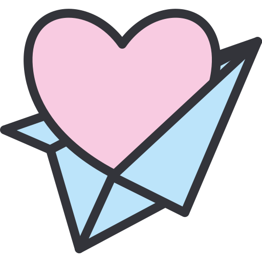 Paper airplane Generic Outline Color icon
