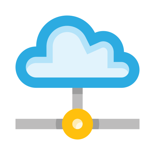 Cloud server edt.im Lineal color icon