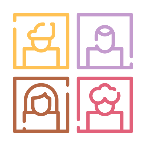 Candidates Generic Outline Color icon