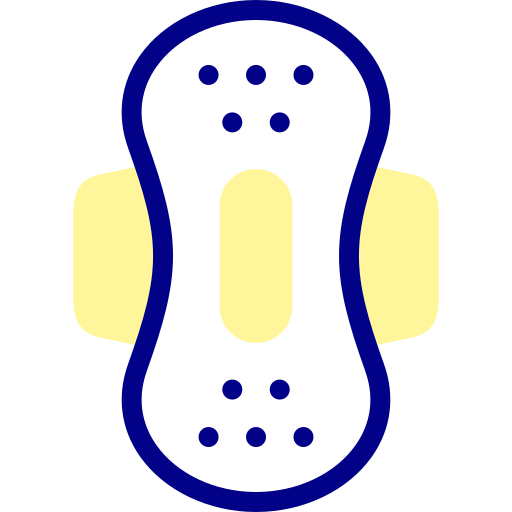 podpaska higieniczna Detailed Mixed Lineal color ikona