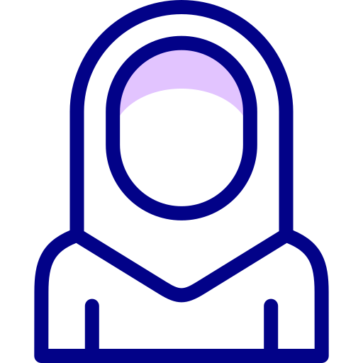 Muslim Detailed Mixed Lineal color icon
