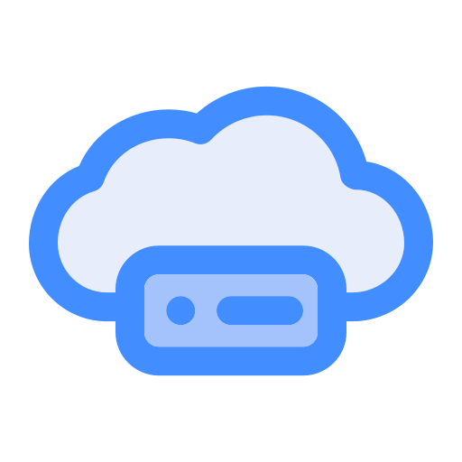 hosting-server Generic Blue icoon