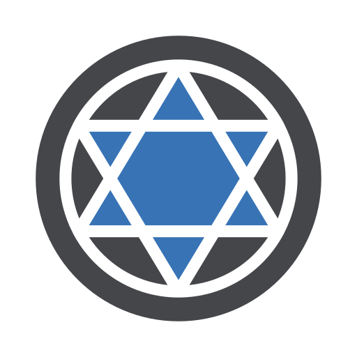 sternenfünfeck Generic Blue icon