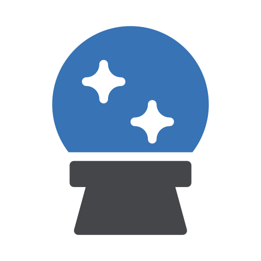 bola de cristal Generic Blue icono