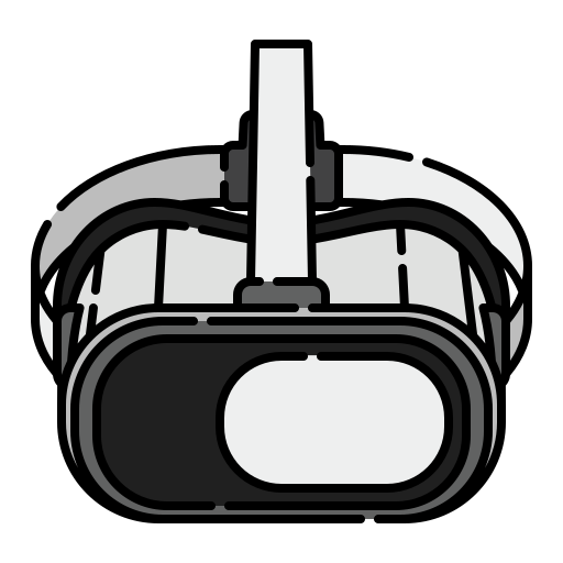 Virtual reality glasses Generic Outline Color icon