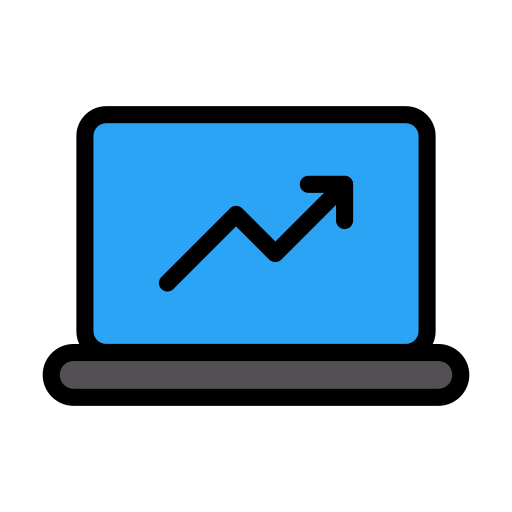 Web analysis Vector Stall Lineal Color icon