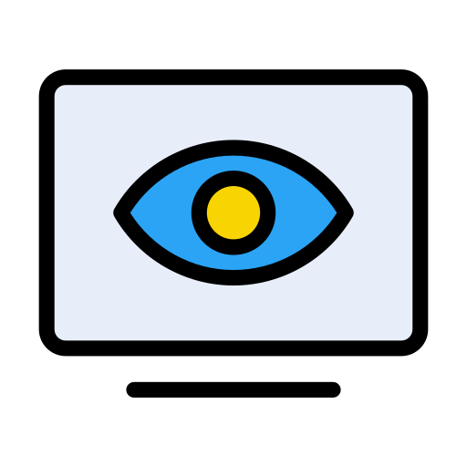 ochrona oczu Vector Stall Lineal Color ikona