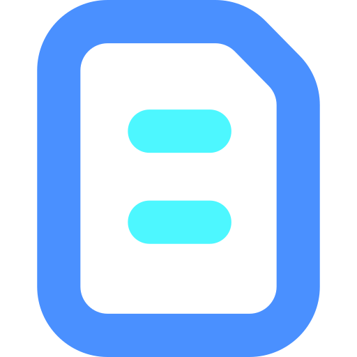 Document Generic Outline Color icon