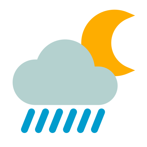 夜の雨 Generic Flat icon