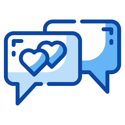 chat Generic Blue icono