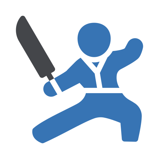 kung fu Generic Blue icono
