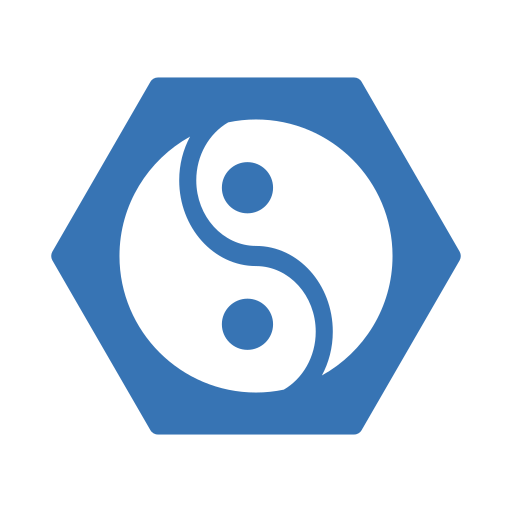 yin-yang Generic Blue Icône