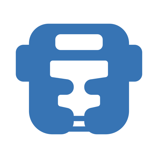 casco de boxeo Generic Blue icono