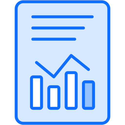 análisis de datos Generic Blue icono