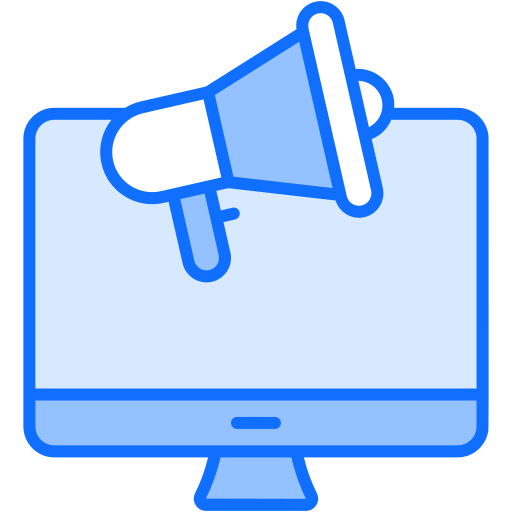 Online marketing Generic Blue icon