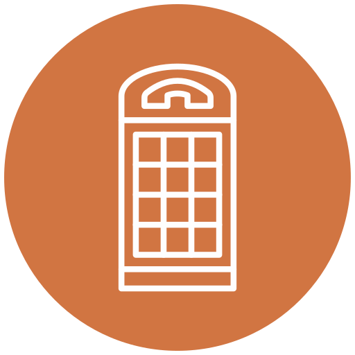 公衆電話ボックス Generic Flat icon
