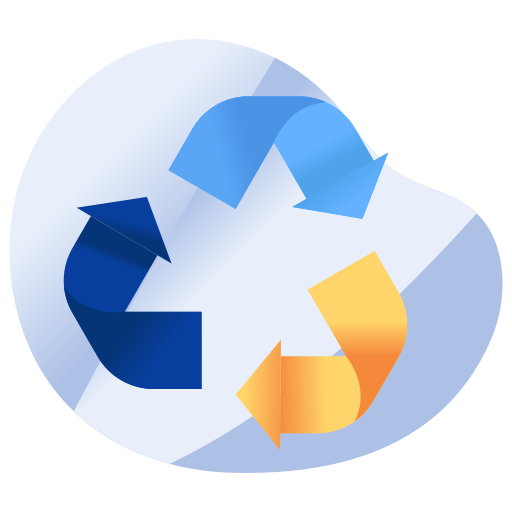 Recycle Generic Rounded Shapes icon