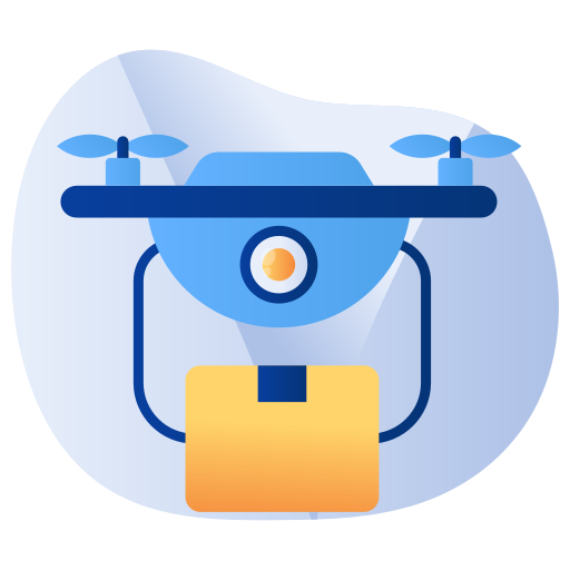 Drone delivery Generic Rounded Shapes icon